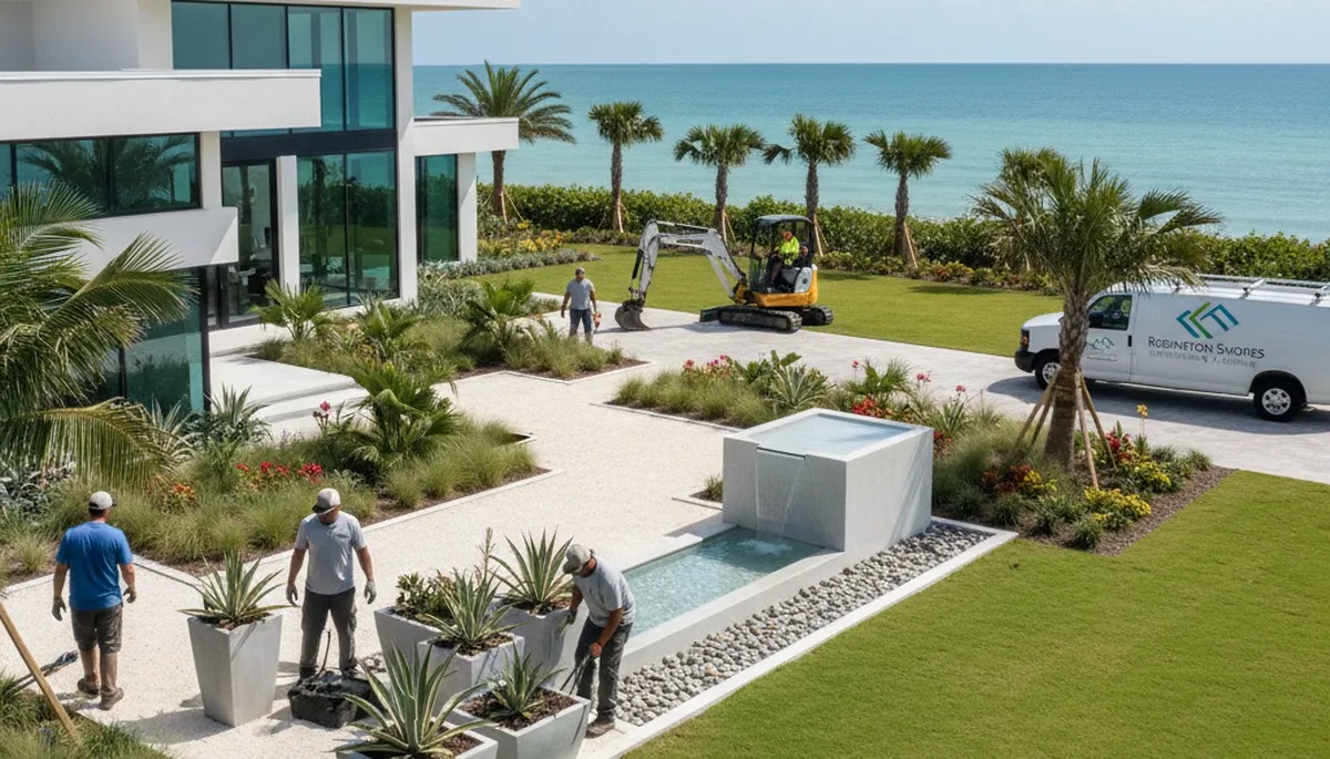 Clearwater, FL landscaping service for lawn care and yard maintenance by LawnCareClearwaterFL
