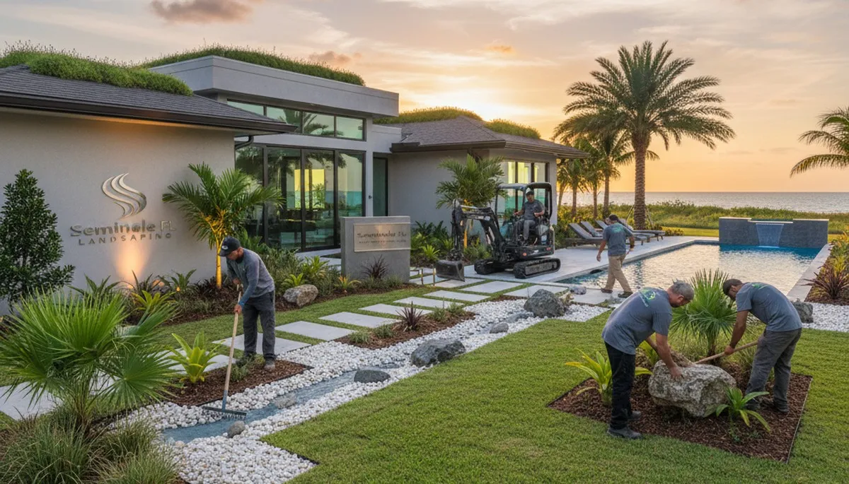 Landscaping service in Clearwater, FL for lawn care and landscape maintenance